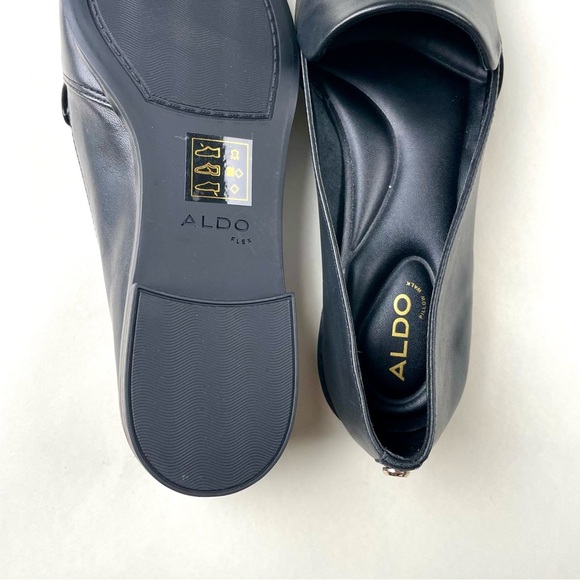Aldo Elegant Black Loafers for Women - Picture 2 of 5